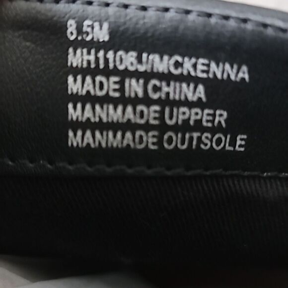 MIA Black Faux Leather Ankle Platform Boots Size 8.5M NWT - Picture 8 of 8